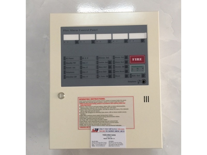 Đặc điểm của tủ trung tâm báo cháy 10 kênh