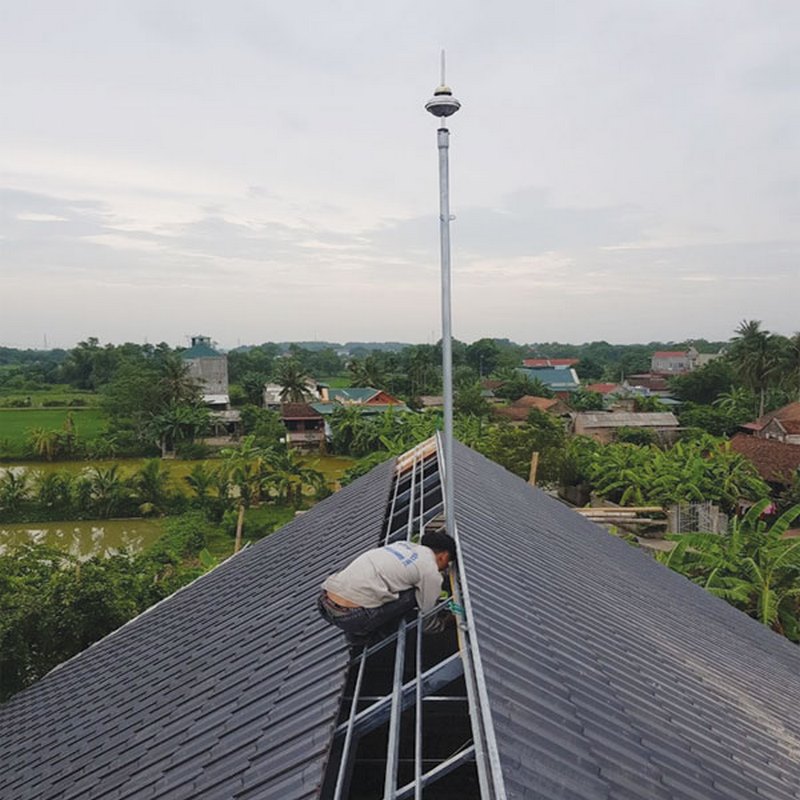 Tư vấn việc chống sét nhà biệt thự 