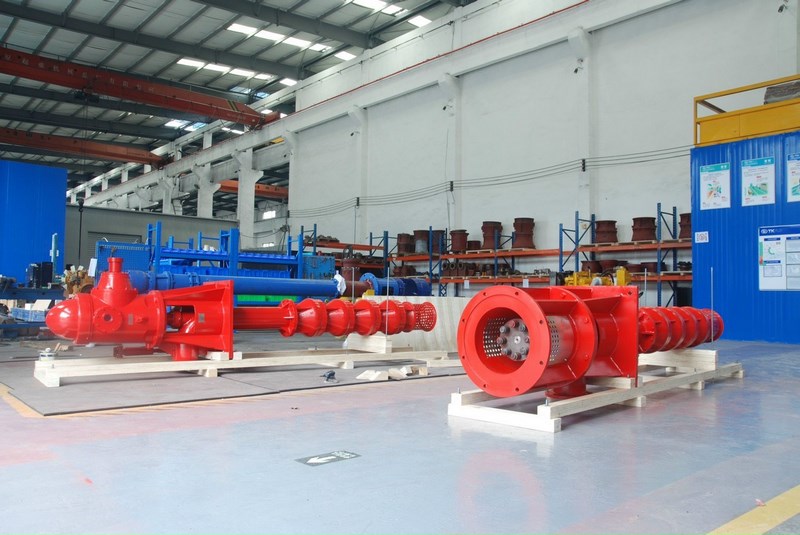 Nguyên lý hoạt động của máy bơm tuabin trục đứng 