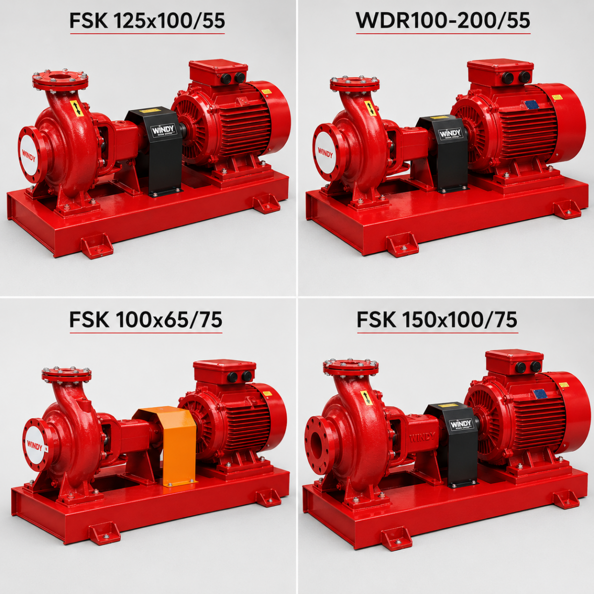 Top 5 mẫu máy bơm chữa cháy Windy tốt nhất cho hệ thống PCCC hiện nay