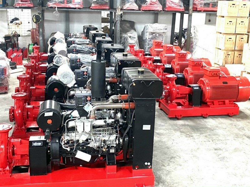 Đặc điểm chính của máy bơm chữa cháy Windy diesel 