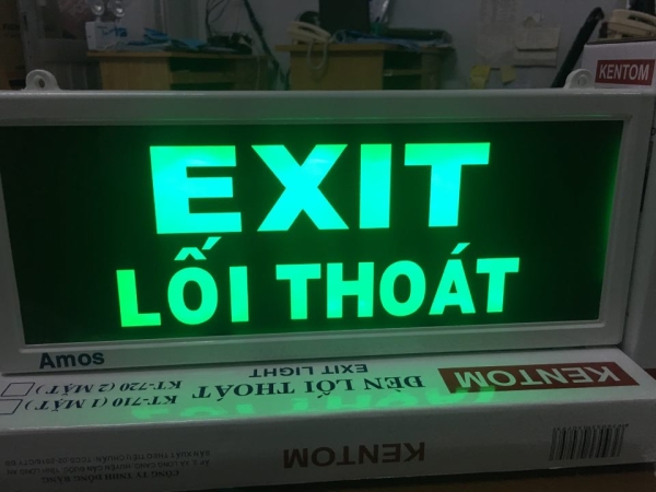 ĐÈN THOÁT HIỂM KENTOM EXIT LỐI THOÁT
