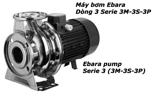 Bơm công nghiệp ly tâm trục ngang Ebara 3BSF 65-200