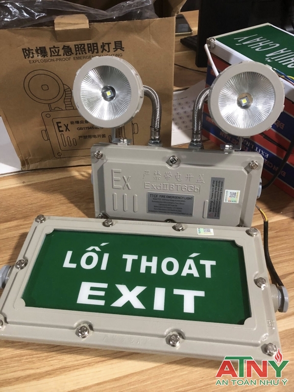 Bảng giá đèn exit sự cố chống nổ giá rẻ năm 2025