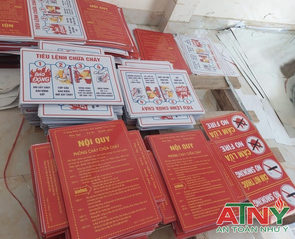 Bảng nội quy tiêu lệnh pccc mua ở đâu?cấm lửa cấm hút thuốc là gì