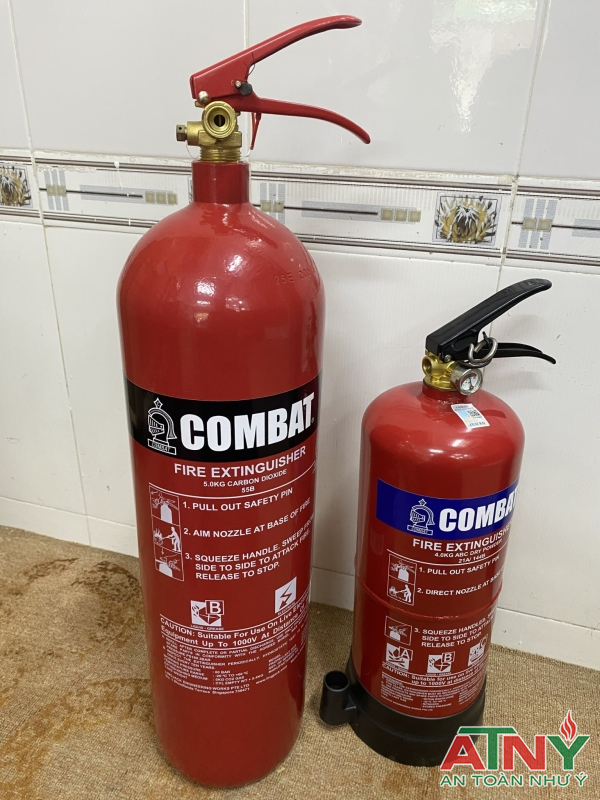 Báo giá bình chữa cháy combat có kiểm định abc 4kg 6kg 9kg co2 5kg