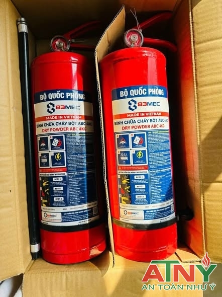 Bình bột abc 4kg 8kg bộ quốc phòng 2025 giá bao nhiêu?