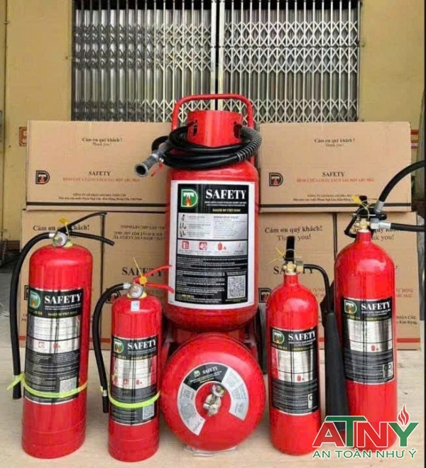 Bình chữa cháy bột abc 8kg co2 5kg giá bao nhiêu có kd tem pccc