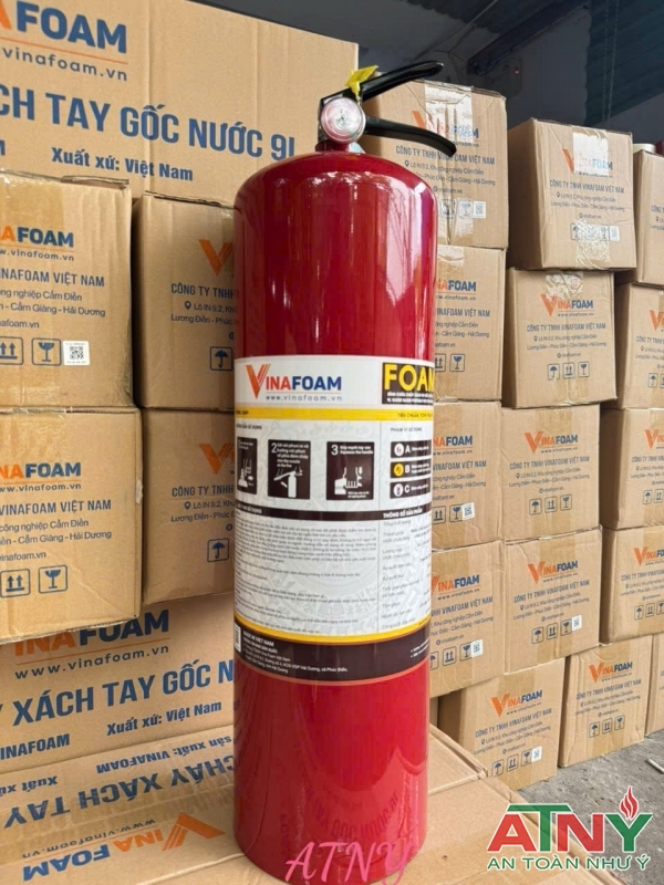 Bình chữa cháy gốc nước thay thế bình co2 và bột abc 8kg