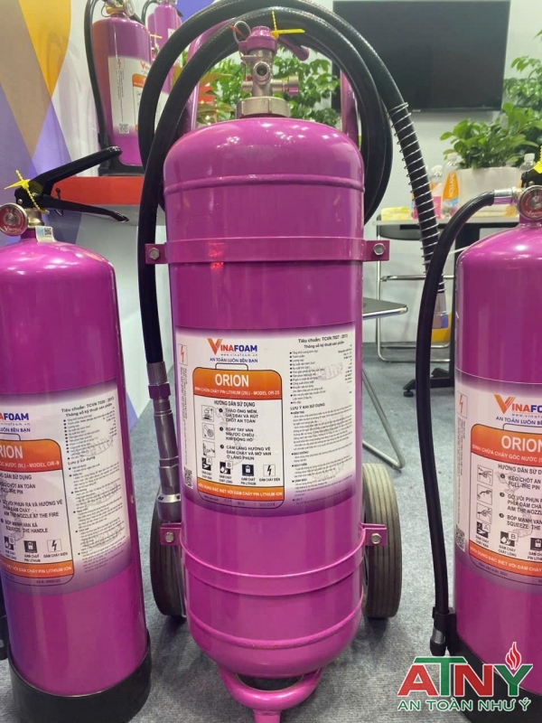Bình chữa cháy pin Orion or-25 or-50 xe đầy 25 lít 50 lít