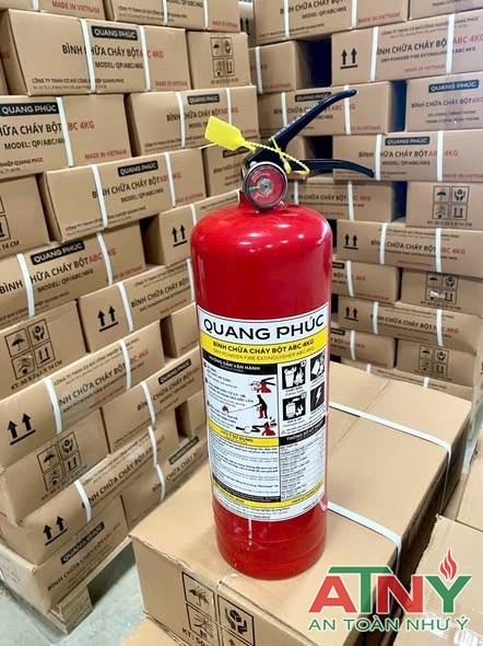 Bình chữa cháy Quang Phúc bột abc 4kg 8kg 35kg co2 3kg 5kg
