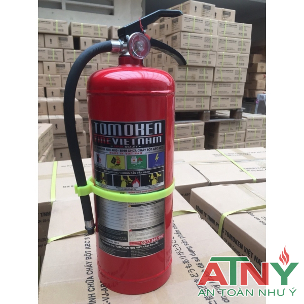Bình chữa cháy tomoken bột abc 4kg,6kg,8kg,9kg,35kg,co2 3kg,5kg,24kg