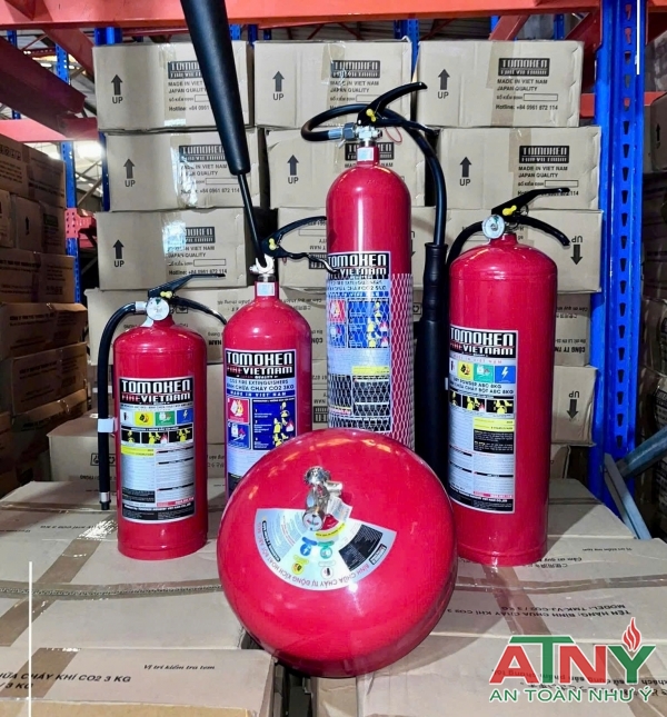 Bình chữa cháy tomoken các loại bột 4kg 6kg 8kg 9kg co2 3kg 5kg tự động treo trần 6kg 8kg