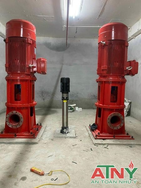 Bơm turbine trục đứng kiểm định cấp tem PCCC Năm 2024