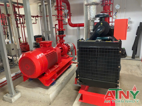 Cung cấp lắp đặt máy bơm chữa cháy điện diesel bù áp windy