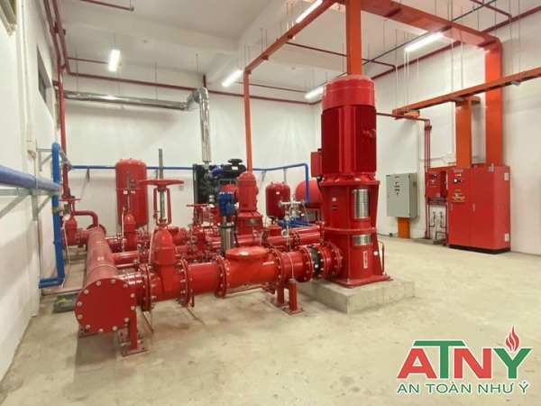 Cung cấp thi công lắp đặt máy bơm tuabin trục đứng pccc
