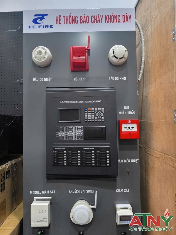 Đầu báo cháy không dây có kiểm định cấp tem pccc