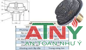 ĐẦU PHUN BỌT FOAM CHỮA CHÁY LÀ GÌ?MUA Ở ĐÂU ĐÃ ĐƯỢC KIỂM ĐỊNH PCCC