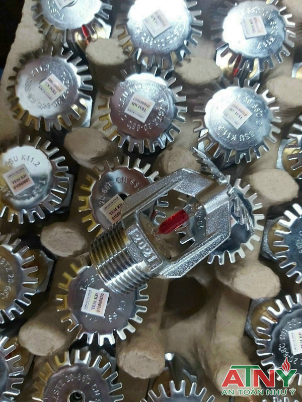 Đầu phun chữa cháy Trung Quốc giá rẻ k11.2 k8 k5.6 68 độ 93 độ kiểm định cấp tem PCCC