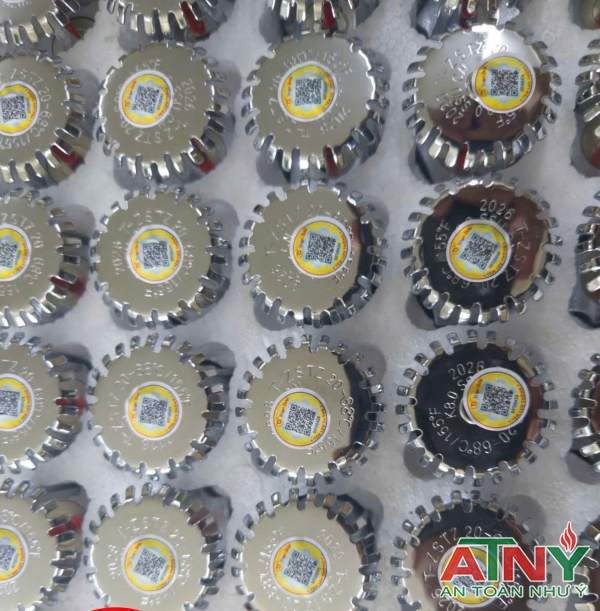 Đầu phun sprinkler mintai kiểm định tem lưu thông năm 2026