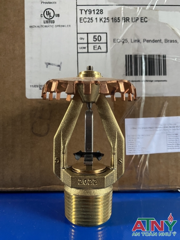 Đầu phun tyco hướng lên k25.2 ty9128 74 độ c