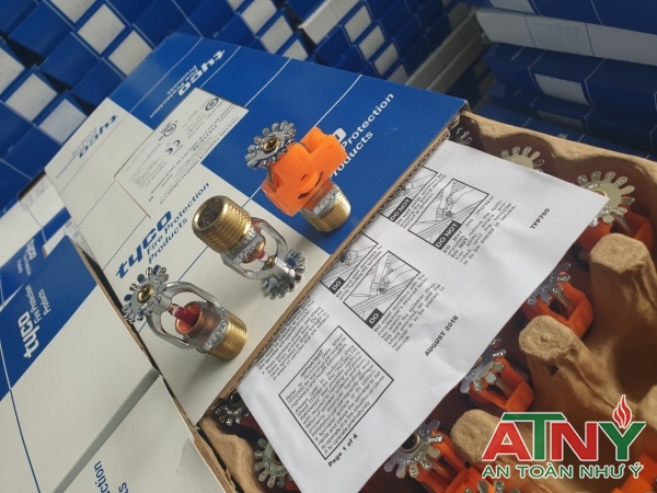 Đầu phun tyco k16.8 ty7151 hướng lên 7251 hướng xuống