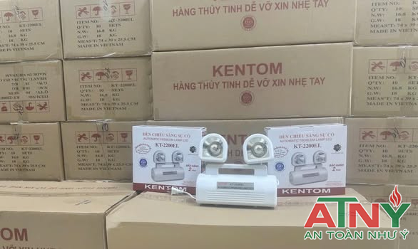 Đèn sự cố kentom tem lưu thông giá bao nhiêu?