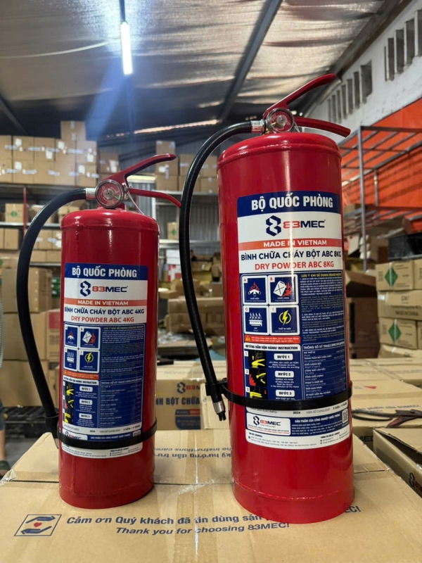 Gía bình chữa cháy bộ quốc phòng 2025