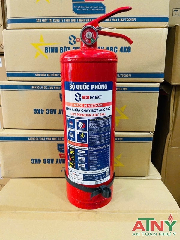 Gía bình chữa cháy bột abc 4kg 8kg 6kg 35kg kiểm định tem 2026