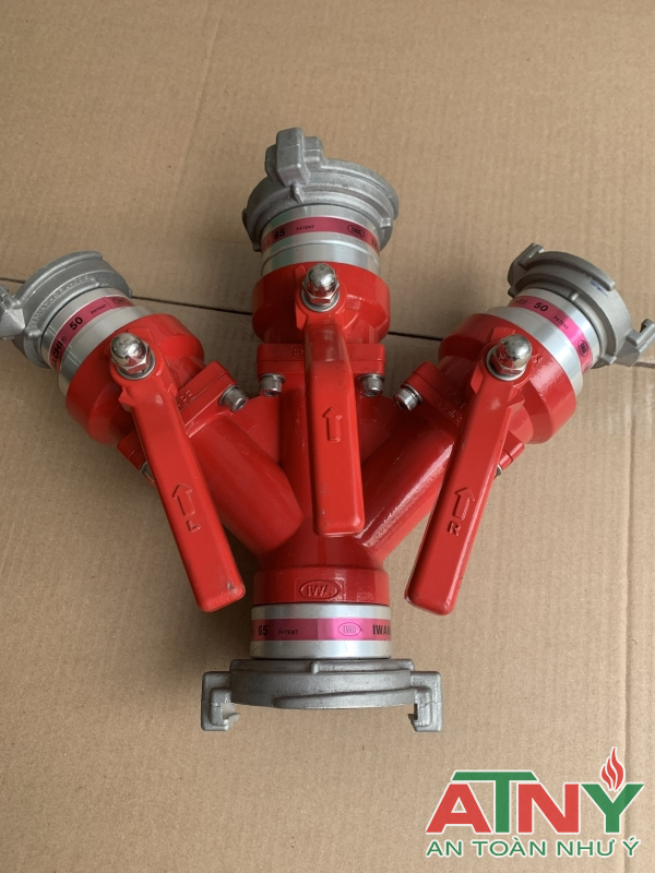 HỌNG CHIA NƯỚC 3 CHẠC (BA NGÃ) CHỮA CHÁY TOMOKEN DN65
