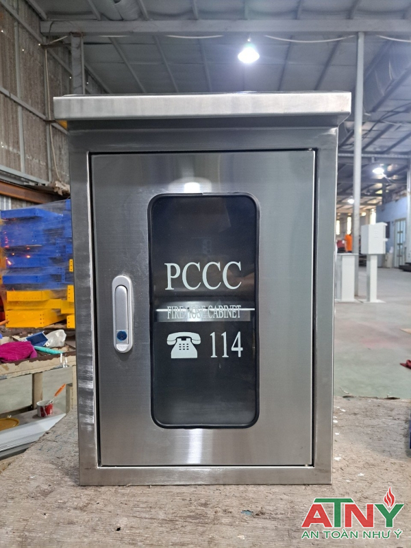 Hộp tủ chữa cháy inox 304 làm theo yêu cầu 40x60x20