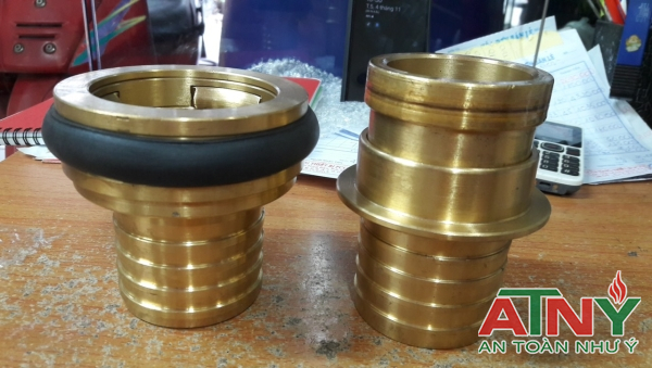 Khớp nối nhanh AB đầu đực cái cho cuộn vòi chữa cháy