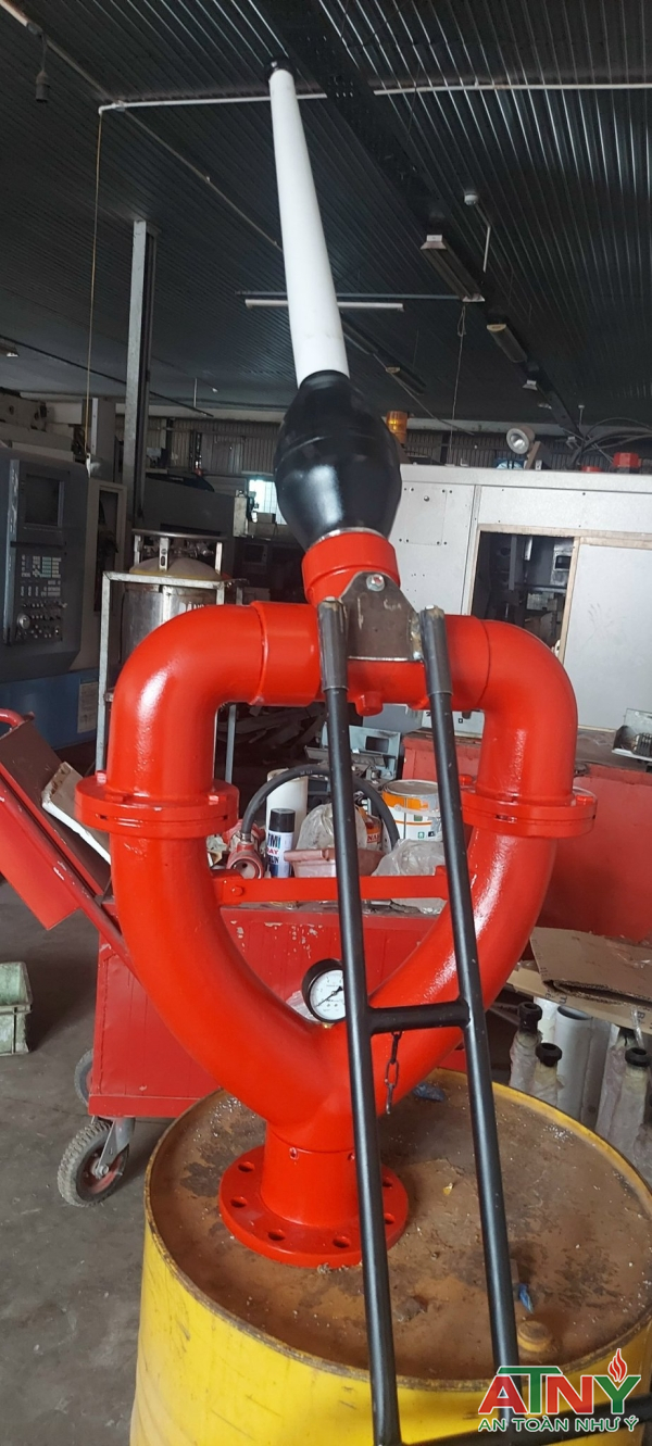 Lăng phun nước chỉnh tia và foam cố định quay 360 độ mặt bít dn100 dn80