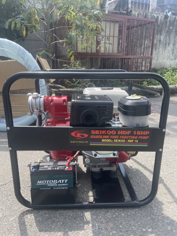 Máy bơm chữa cháy rừng khiêng tay di động nhỏ gọn chạy xăng 4 thì hoặc dầu diesel