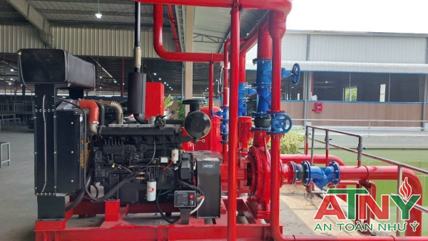 Máy bơm diesel chữa cháy báo giá lắp đặt máy bơm windy Như Ý