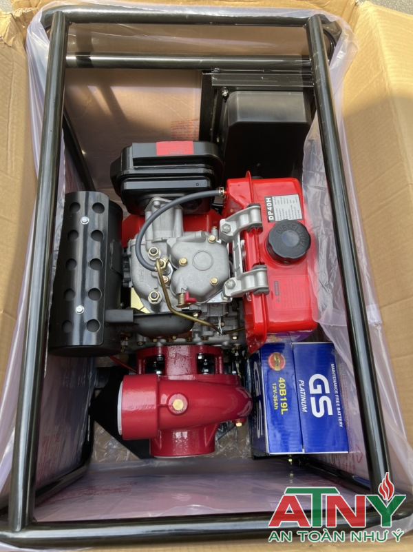 MÁY BƠM DIESEL DP40H KHIÊNG TAY CÔNG XUẤT 15HP MODEL SR188FA