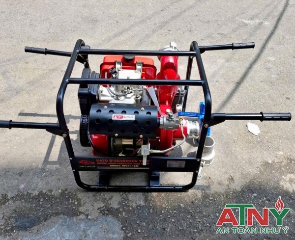 Máy bơm diesel hút chân không khiêng tay di động