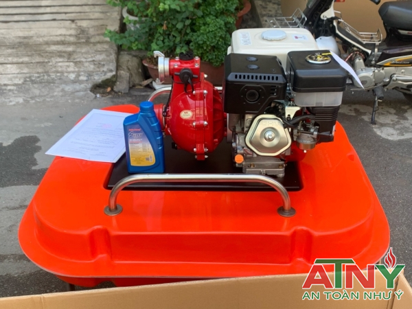 Máy bơm phao thả nổi 9hp dùng chữa cháy tưới tiêu