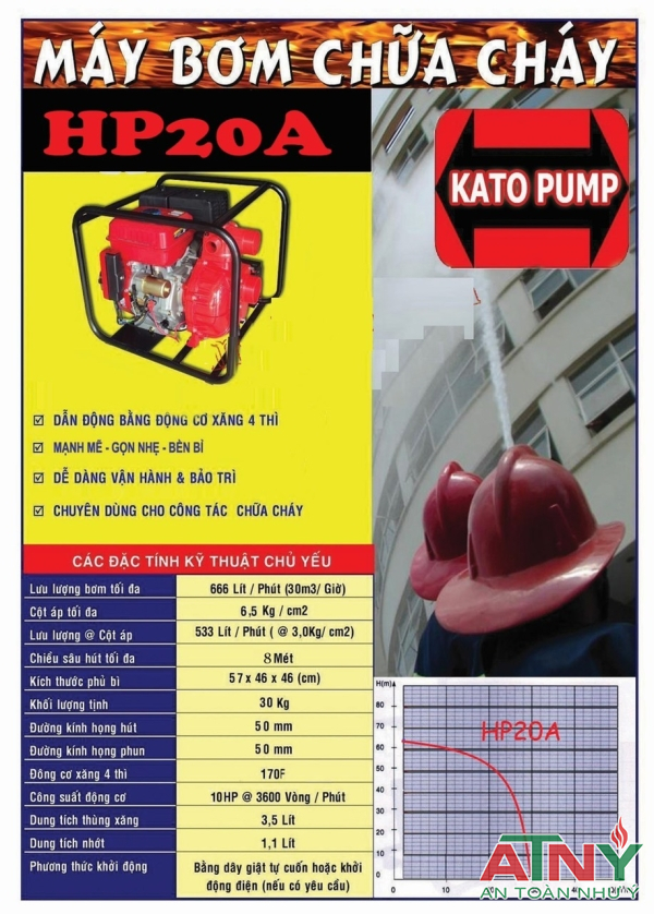 Máy bơm xăng dầu kato 10hp 13hp 15hp bao gồm kiểm định cấp tem PCCC