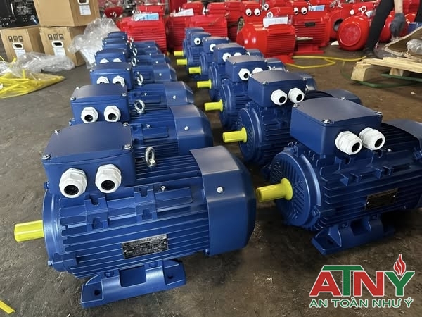Motor ie3 động cơ cấp nước giảm tốc hộp số quạt công nghiệp pccc