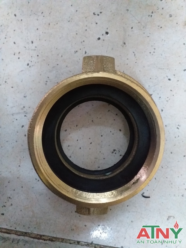 Ngàm ren trong và ngoài bằng đồng thau dN50 dN65 nắp ngàm đậy