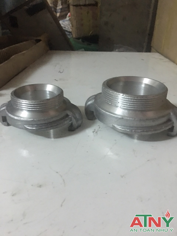 Ngàm van góc chữa cháy ren trong ren ngoài DN50 DN65 khớp chuyển đổi 65x50 80x65 80x50 gang đồng thau