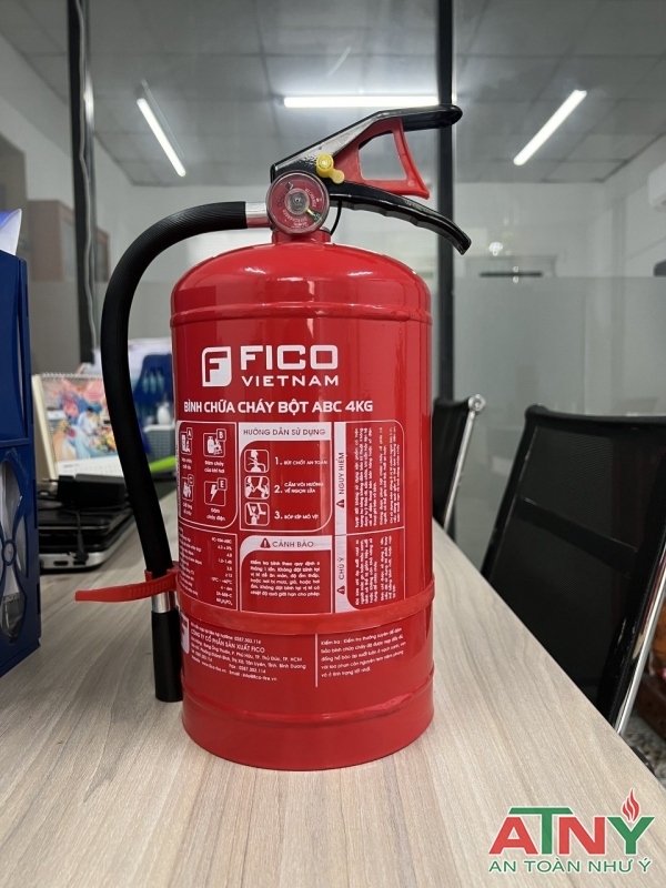 Nhà phân phối bình chữa cháy fico Việt Nam bột abc 4kg 8kg giá sỉ lẻ