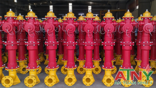 Phân phối trụ cứu hỏa cấp nước chữa cháy 3 họng 3 cửa có kiểm định cấp tem PCCC