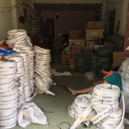 cuộn vòi chữa cháy có khớp nối d50 jakob 20m,30m