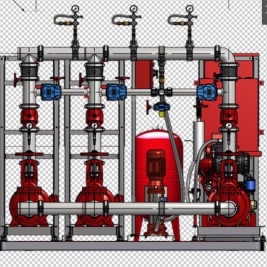 LẮP TRỌN BỘ BƠM CẤP NƯỚC TĂNG ÁP PCCC CHO TÒA NHÀ