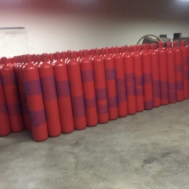 BÁN CHAI BÌNH KHÍ CO2 45KG 68 LÍT VAN TỰ ĐỘNG