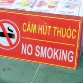 Bảng hiệu để bình chữa cháy cấm lửa cấm hút thuốc bộ nội qui tiêu lệnh pccc