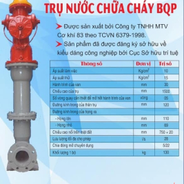 Báo giá trụ chữa cháy 3 cửa 3 họng đã kiểm định cấp tem PCCC