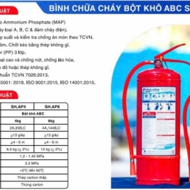 Bình chữa cháy bột abc 8kg 4kg sông hồng giá bao nhiêu Bình chữa cháy bột abc 8kg 4kg sông hồng giá bao nhiêu